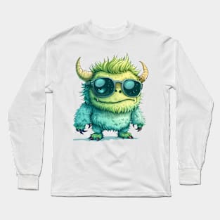 Cute Fluffy Monster Long Sleeve T-Shirt